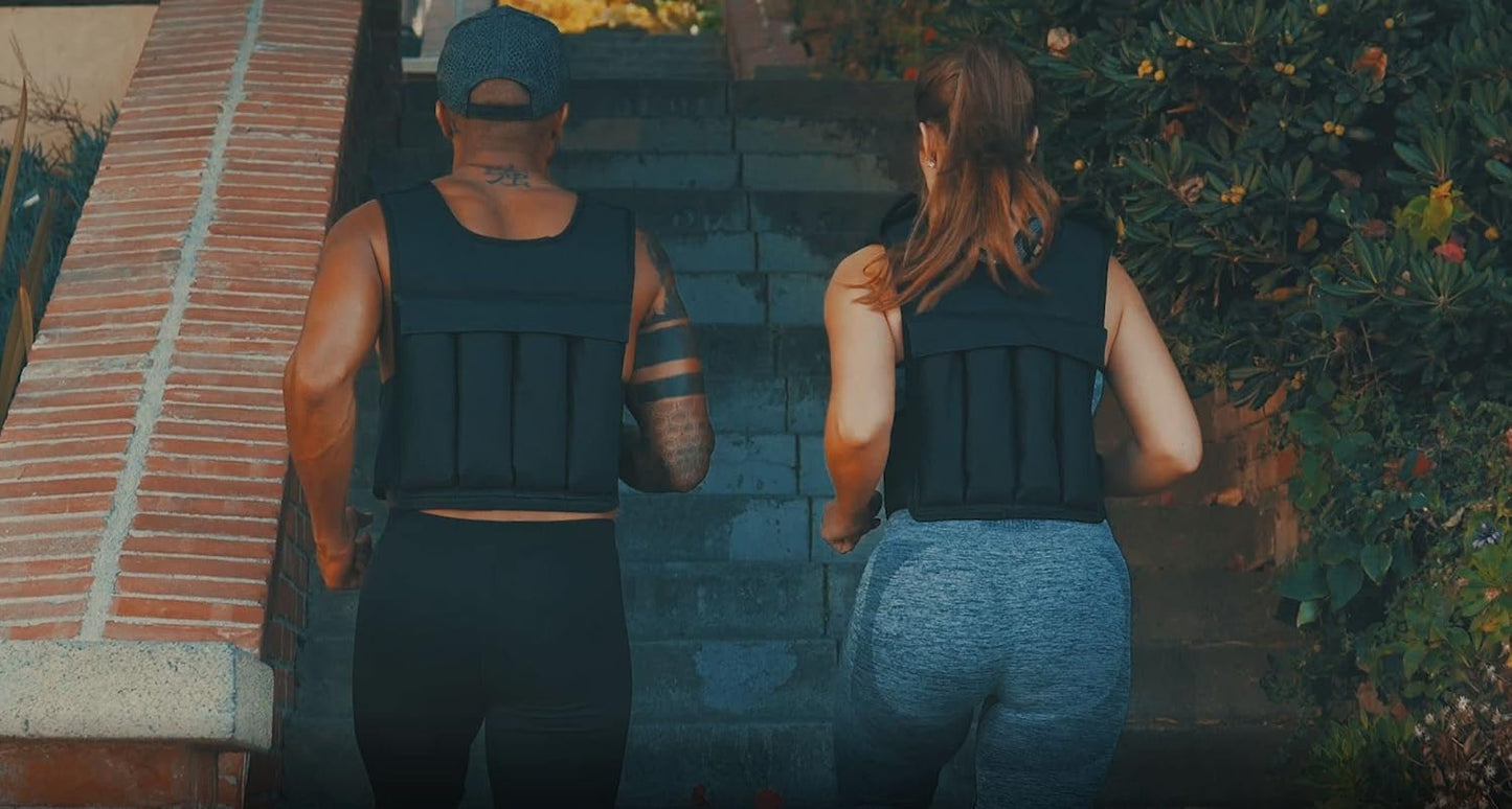 RUNFast 12lbs-140lbs Weighted Vest (Without Shoulder Pads, 12lbs)