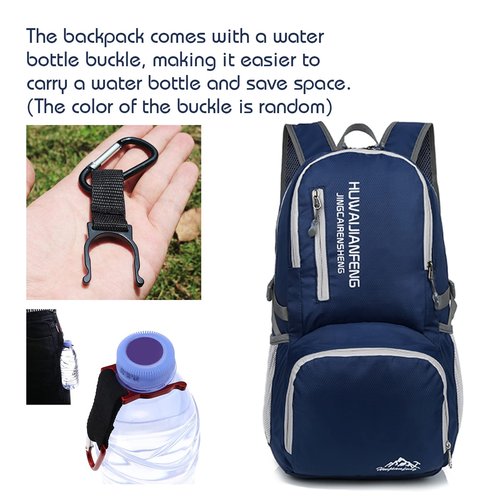 Hiking Backpack,30l sporty lightweight folding waterproof ultralight backpack for outdoor camping picnic hiking running bag with waterproof rain