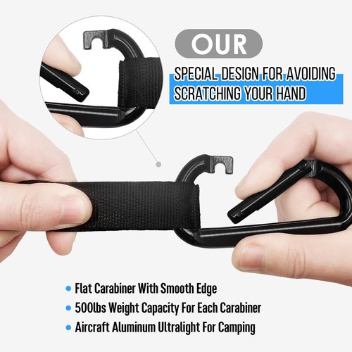Camping Hammock Double & Single Portable Hammock with Tree Straps, Lightweight Nylon Parachute Hammocks Camping Accessories Gear for Indoor Outdoor Backpacking, Travel, Hiking, Beach