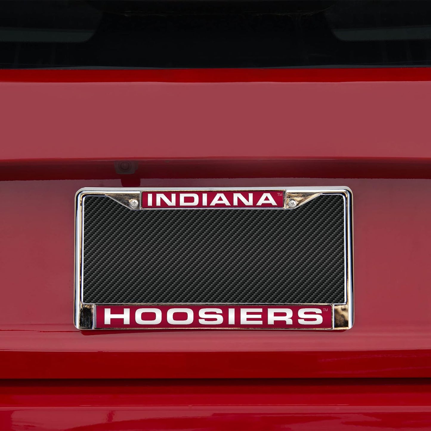 Rico Industries NCAA Unisex-Adult Laser Cut Inlaid Standard Chrome License Plate Frame
