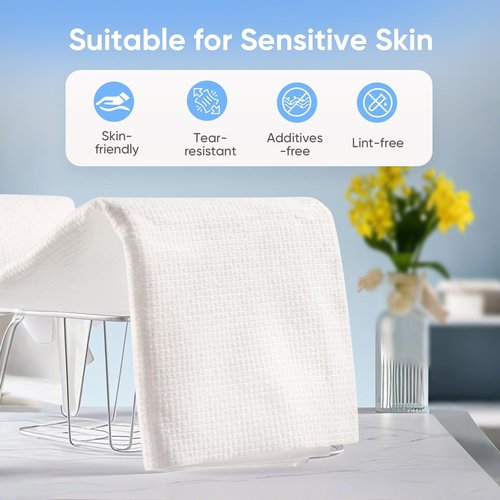 Charmyth Disposable Bath Towel 1 Pack 56'' x 27.5'' Disposable Body Towels for Travel, Durable Large Portable Towels for Camping Beach Swimming SPA, Individually Packed