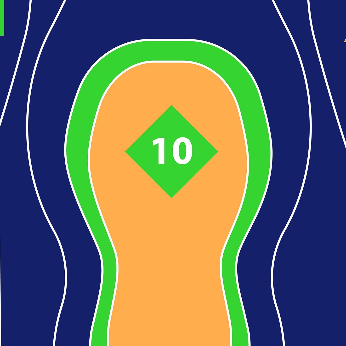 EZ Aim Fun Shot Commander Paper Shooting Targets, 23" W x 35" H, 3-Pack, Multi