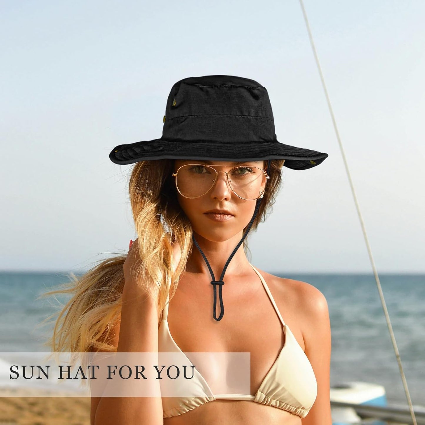 UPF 50+ Sun Hat | Foldable Boonie Hat for Men & Women | Fishing & Hiking
