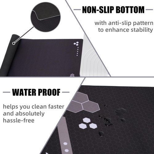 BOOSTEADY Gun Cleaning Mat 36 x 12”, Non-Slip Workbench Pad, Large Surface Gun Mat in Storage Box