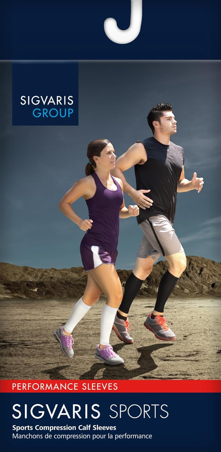 SIGVARIS Unisex Performance Compression Running Sleeve 412V 20-30mmHg