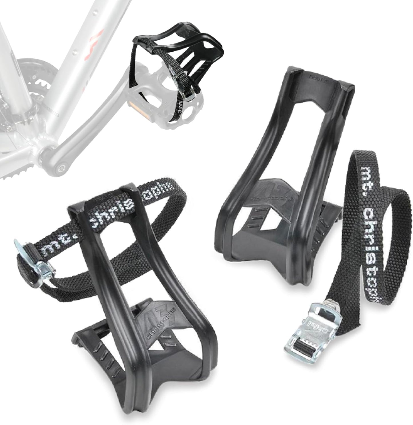 Zefal 43 Plus 515 XL Set Toe-Clip and Straps