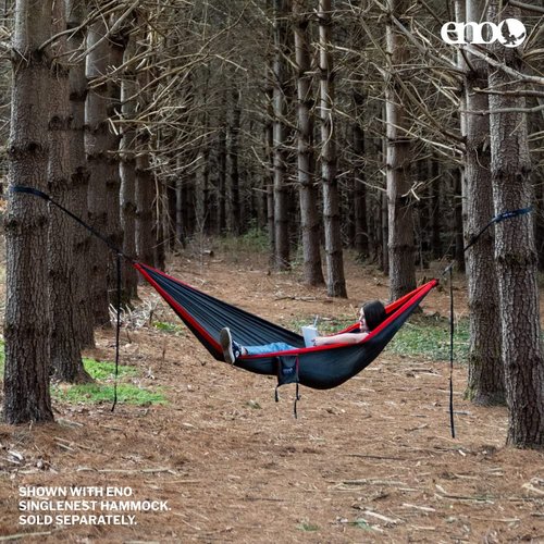 ENO Bundle, Includes The SingleNest Hammock & Atlas Suspension System, Lightweight, Durable Hammock with Straps for Camping, Hiking & Travel, Plum/Berry