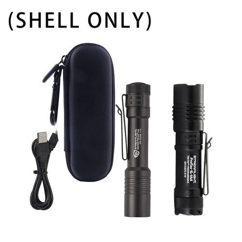 WAIYUCN Hard EVA Carrying Case Compatible with Streamlight 66320/66604 MicroStream Flashlight，streamlight 88061 protac 1l-1aa Tactical Light Case.