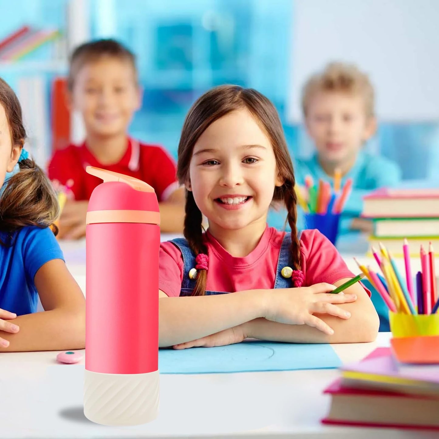 2Pcs Silicone Boot Base Sleeve for Owala Water Bottle FreeSip Twist and Flip Protective Silicone Bottom Bumper for Owala Flask Water Bottle Accessories BPA Free