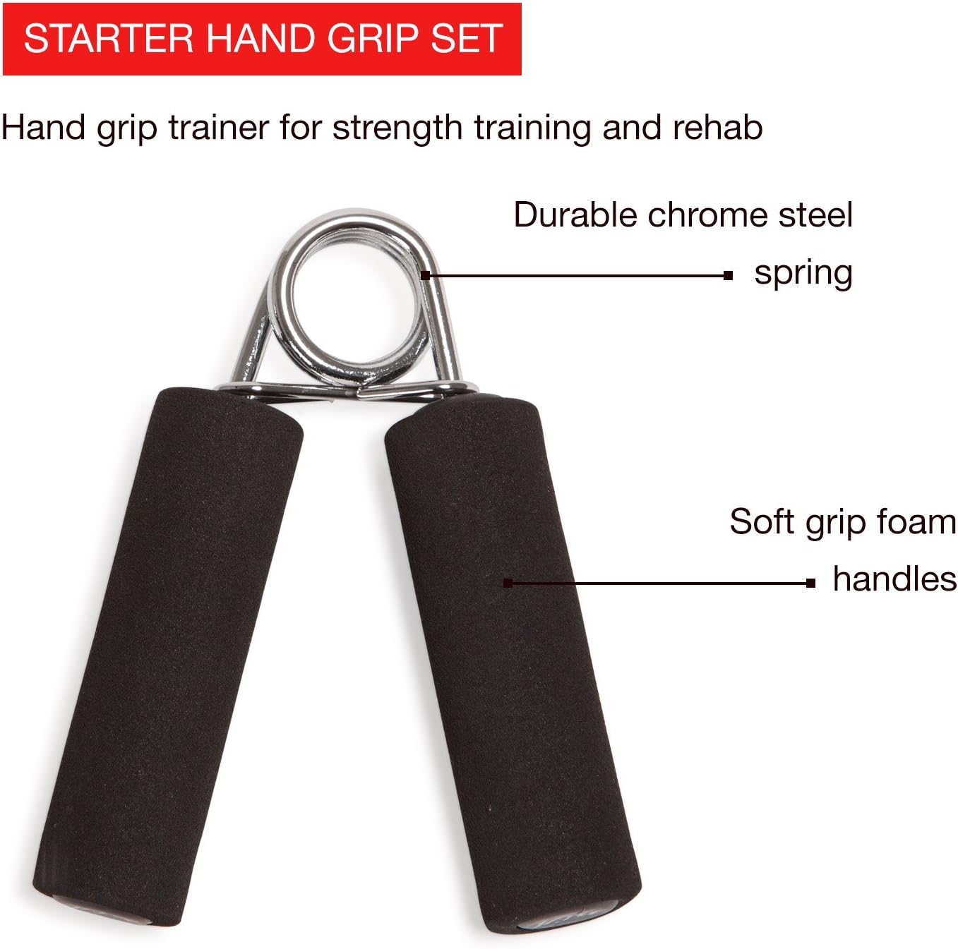 JFIT Starter Hand Grips, Pair