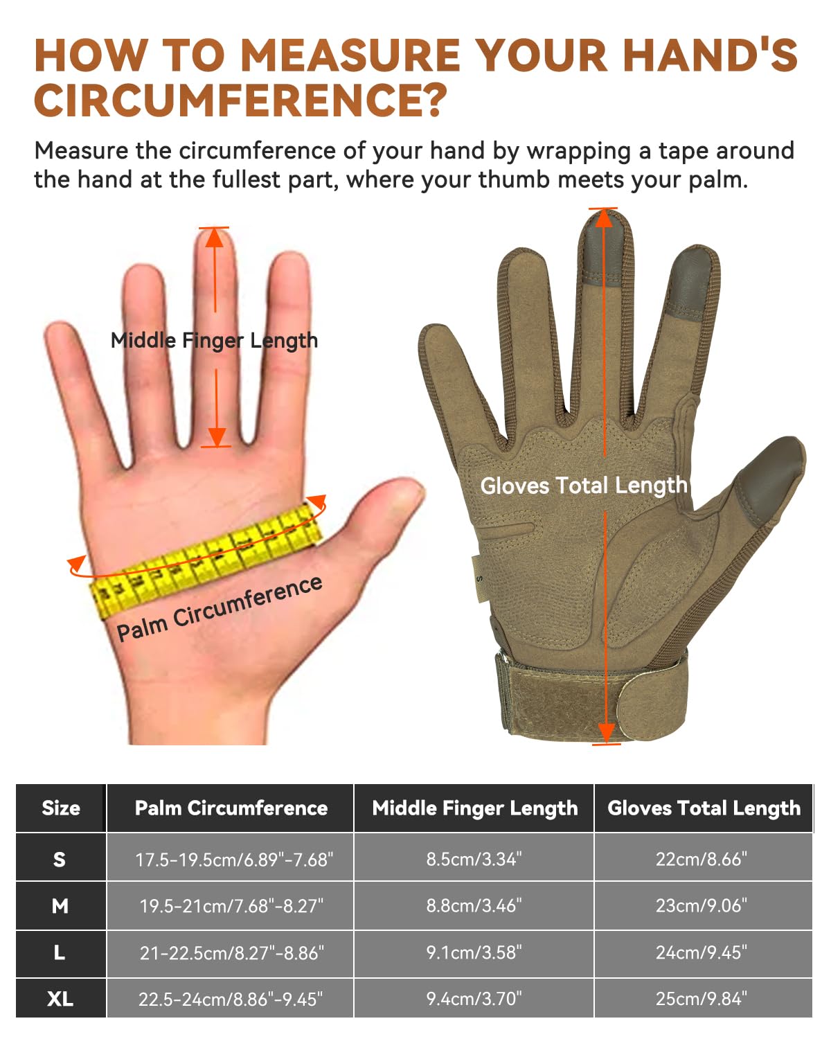 KUMGIM Tactical Gloves for Men Women, Motorcycle Gloves Black Gloves Touchscreen for Airsoft Outdoor Hunting Shooting Paintball Work Motorcycling Climbing
