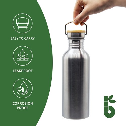 Bambaw Stainless Steel Wide Mouth Lid | Screw Top Replacement | BPA Free