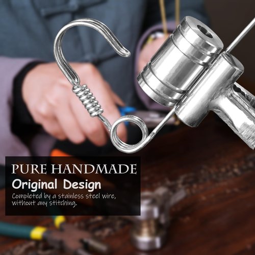 CMVFYL Cute Carabiner Clip, Fun Decorative Keychain Clip, Small Stainless Steel Key Organizer, Unique Key Holders for Backpack