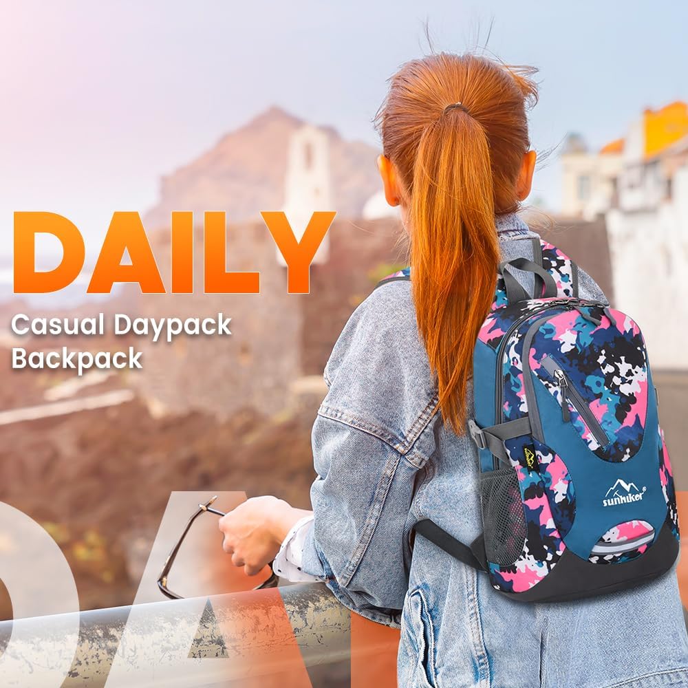 sunhiker Cycling Hiking Backpack Water Resistant Travel Backpack Lightweight SMALL Daypack M0714