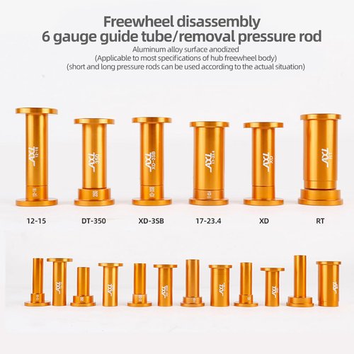 Premium Bike Hub Bearing Press & Removal Tool Kit - Compatible with DT Swiss EXP, DT350, XD, NOVATEC - MTB & Road Bicycle Repair Tools