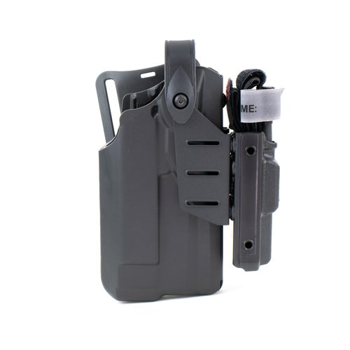 Eleven 10 Rigid TQ Case for C-A-T Tourniquet | Black Holster Attachment for Safari Holsters (Basketweave, RDS Mount)