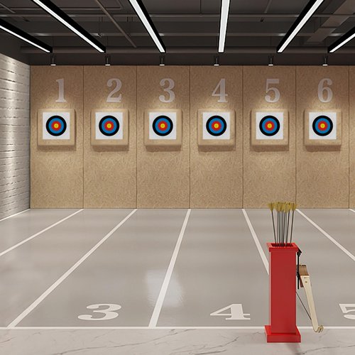 MOLFUJ Archery Targets Paper, 20pcs/50pcs Bow and Arrow Targets for Hunting Backyard, Archery Target Practice Accessories(10 Rings,16x16in)