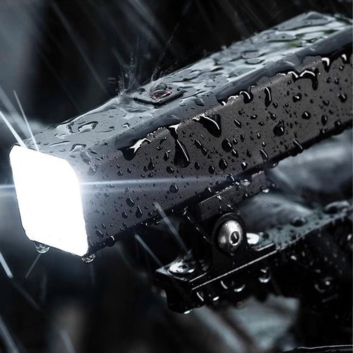 SkipFrog®Ultra Bright USB Rechargeable Bike Light Set by Aluminum Alloy, Bike Headlight LED 1500LM, LED Bike Lights Free Taillights, Light Mode Fits All Bicycles, Mountain,Road