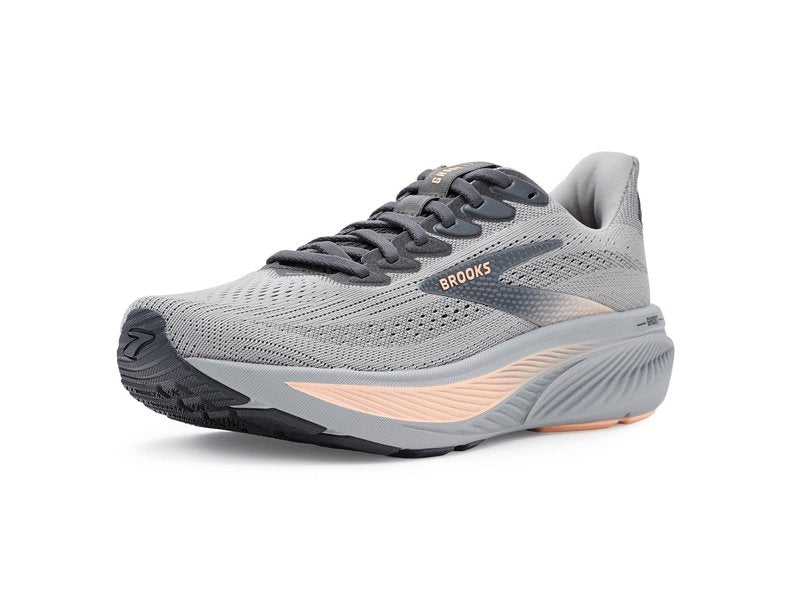 Brooks Women's Ghost 17 Alloy/Blackened Pearl/Peach 8 Medium