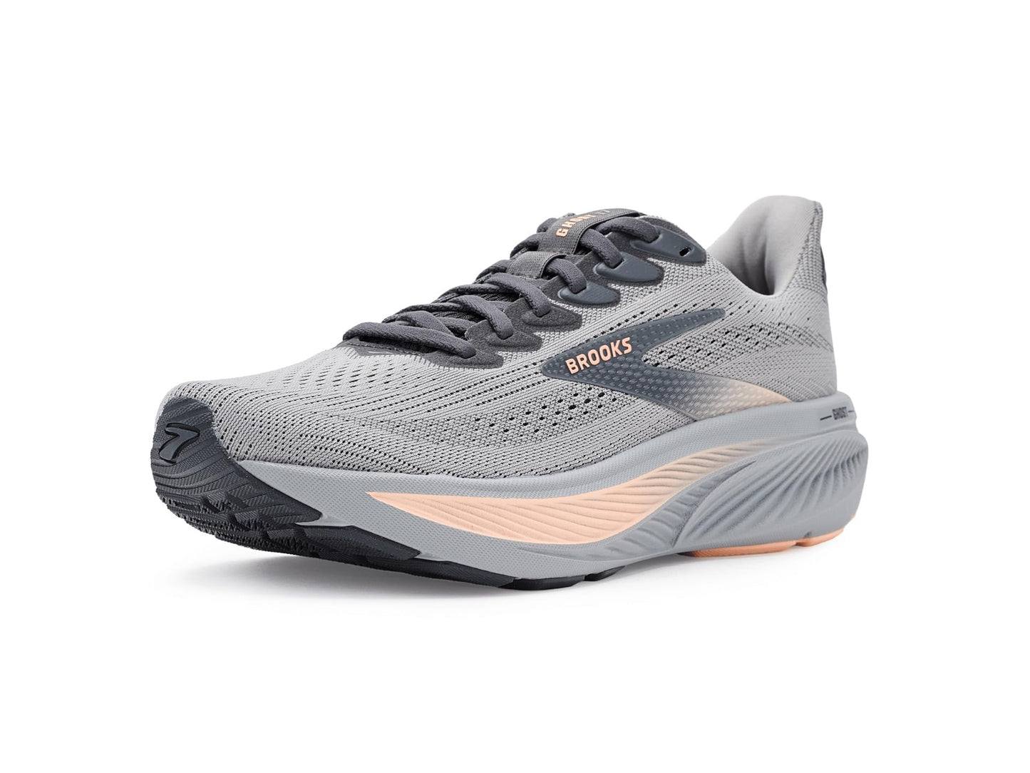 Brooks Women's Ghost 17 Alloy/Blackened Pearl/Peach 5.5 Medium