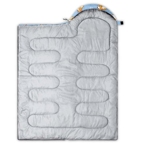 Smell Sunshine Kids Sleeping Bag for Boys Girls,Cute Puppy Print-Lightweight Warm Portable Outdoor Indoor-Waterproof Cold Weather Resistant Sleeping Bag for Camping Hiking(Puppy)