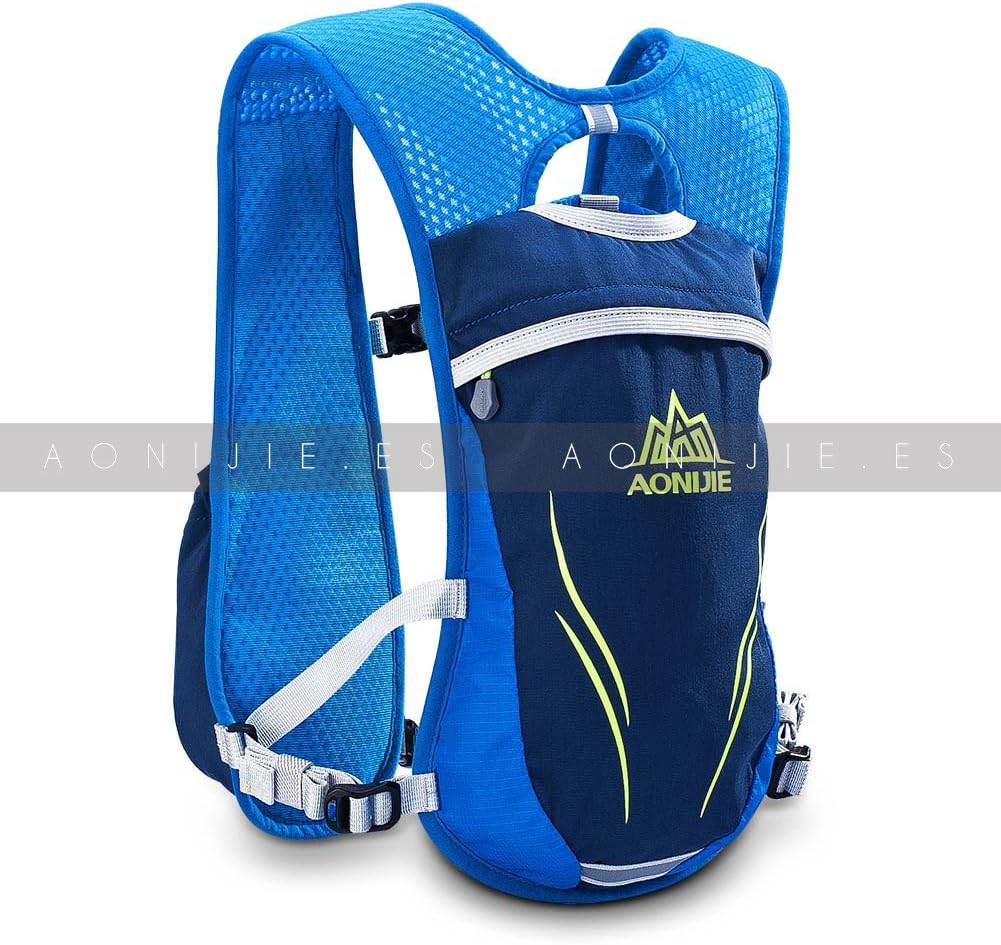 AONIJIE Lightweight Unisex 5.5L Running Race Hydration Vest Hydration Pack Backpack Riding Bag
