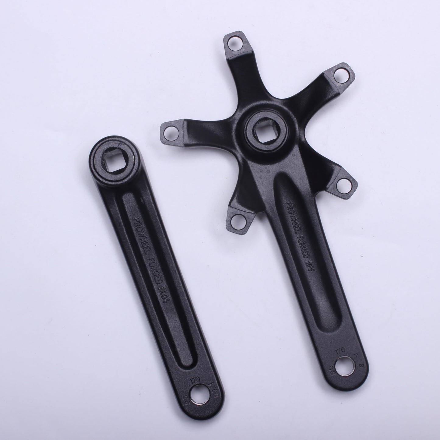 Alps2Ocean Universal Bike Crank Arm,Square Hole Crankset,One Pair 140MM/152MM/160MM/165MM/170MM/175MM BCD 130MM Bike Crank Arms for City Bike,Road Bike,Folding Bike,Mountain Bike,Ebike