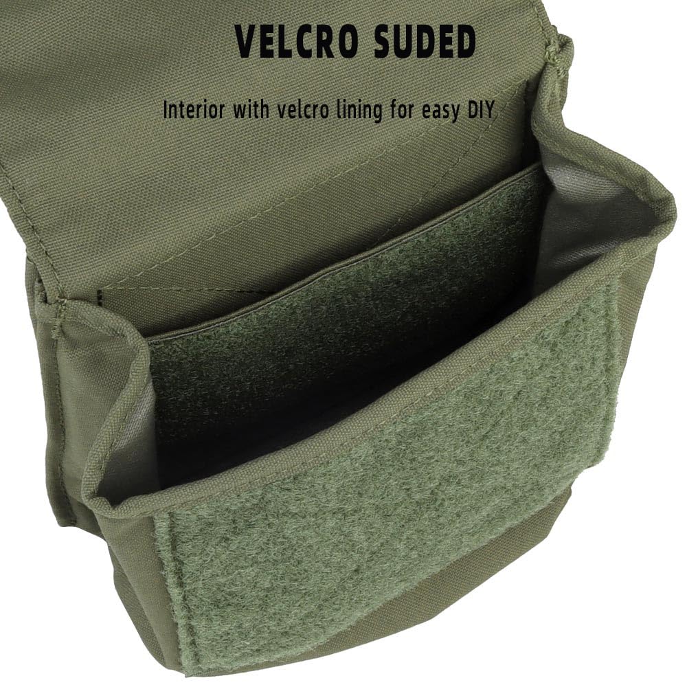 Tactical MOLLE 9MM/5.56 Mag Pouch,Multifunctional Groceries Pouch Military Utility Waist Bag Mobile Phone Fanny Pack for Vest Belt