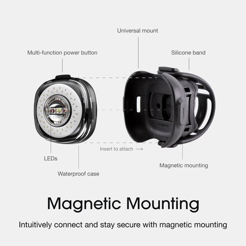 Lumos Firefly Bike Light -4 Pack & Charging Cradle -2 Pack