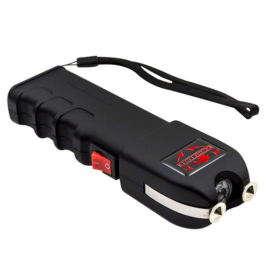 FIGHTSENSE Havey Duty Flashlight stun Gun for Women self Defense, Anti Grab (Black)