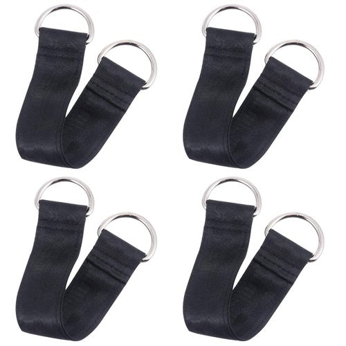 BESPORTBLE Heavy Duty Hanging Strap: 4Pcs Fitness Hanging Straps, Tree Swing Straps, Exercise Hammocks Swing Short Extension Belt