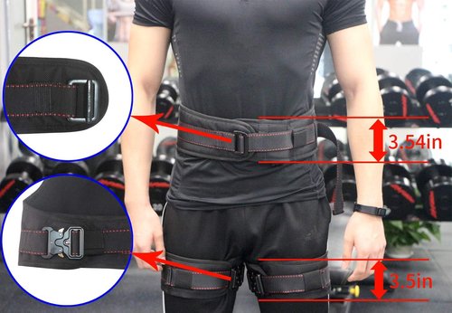 DASKING Pro Yoga Resistance Band - Heavy Duty Bungee Cord for Home Gym, Pilates & Agility Training (4 Weight Classes)