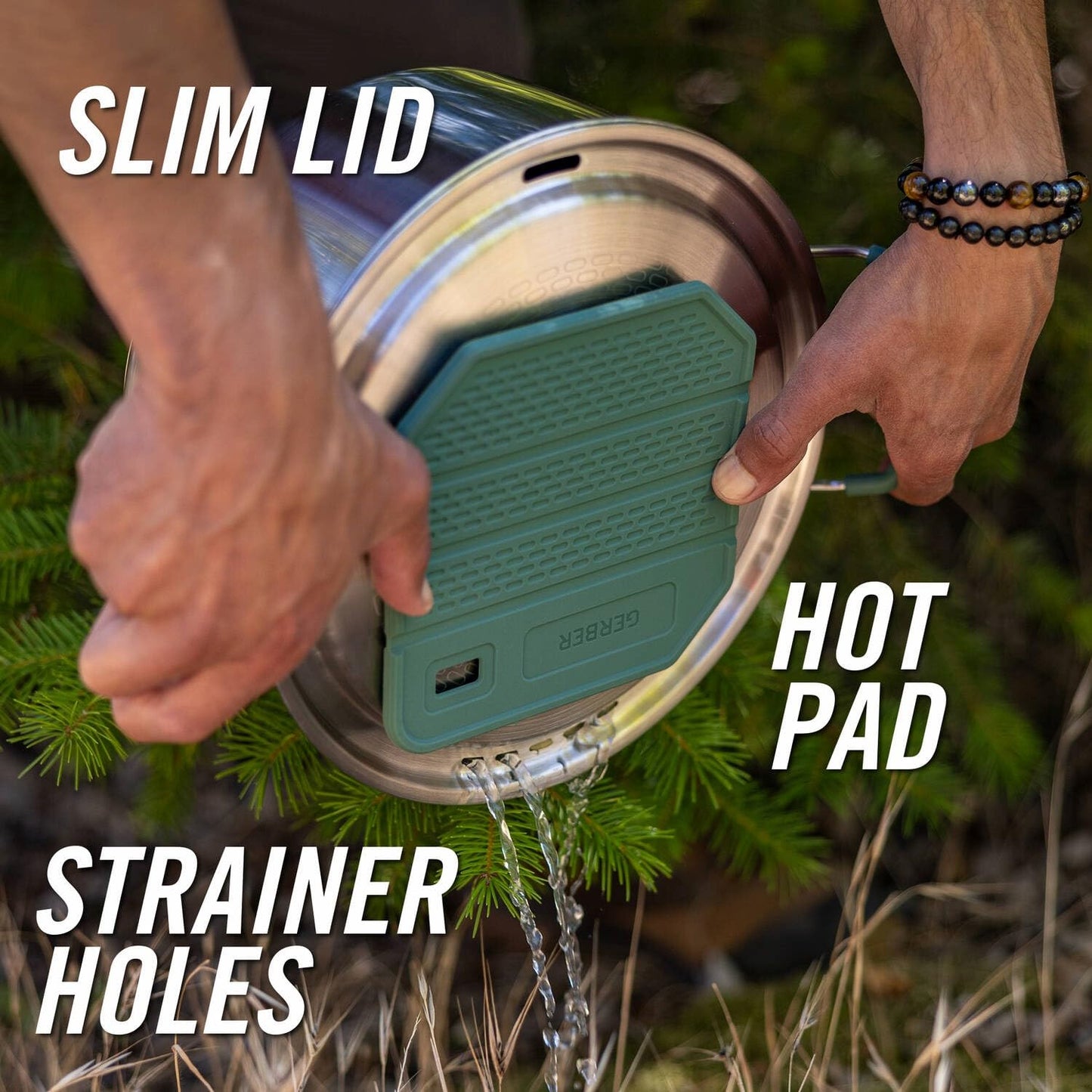 Gerber Gear ComplEAT Cook Set - Dishwasher-Safe Camping Cookware for Outdoor Cooking - Includes Saute Pan, Stock Pot, 4 Plates, 4 Bowls, Mixing Bowl & More