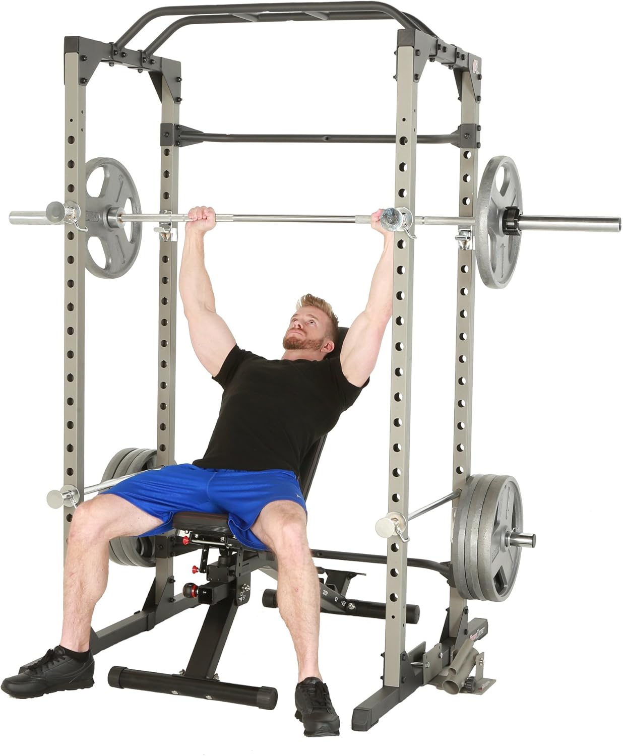 Fitness Reality Extended 9" Olympic Weight Plate Holder for 2"x2" Tube Power Cage