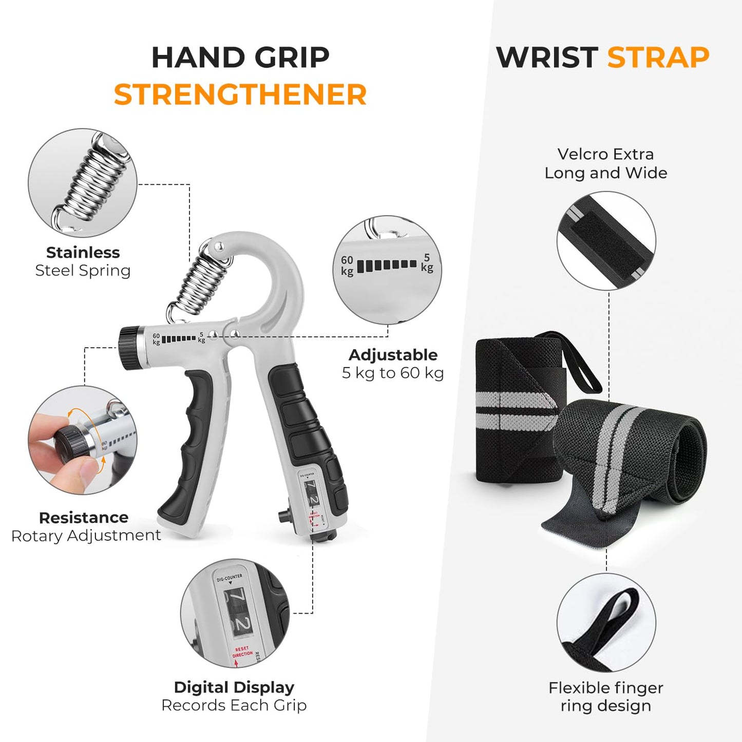 homimanor Adjustable Power Twister Bar - Chest Workout Equipment Arm Exerciser for Shoulder, Forearms, Biceps and Back, Home Gym Upper Body Workout Equipment for Men (44-88 lbs)