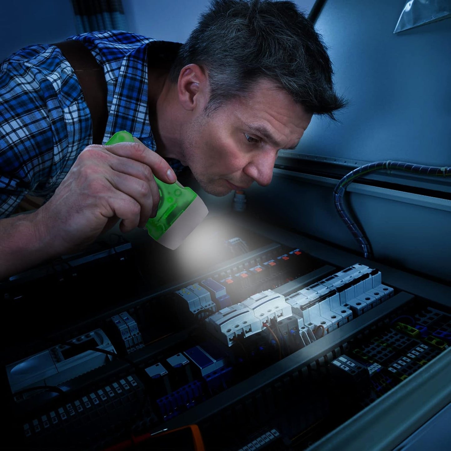 Hand Crank Flashlight 4-Pack – Portable Wind-Up Emergency Light with Wrist Strap for Camping & Outdoor Use – Weather-Resistant, 3-LED Brightness