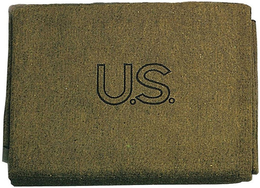 Rothco U.S. Stamped 70% Wool Blanket - Olive Drab