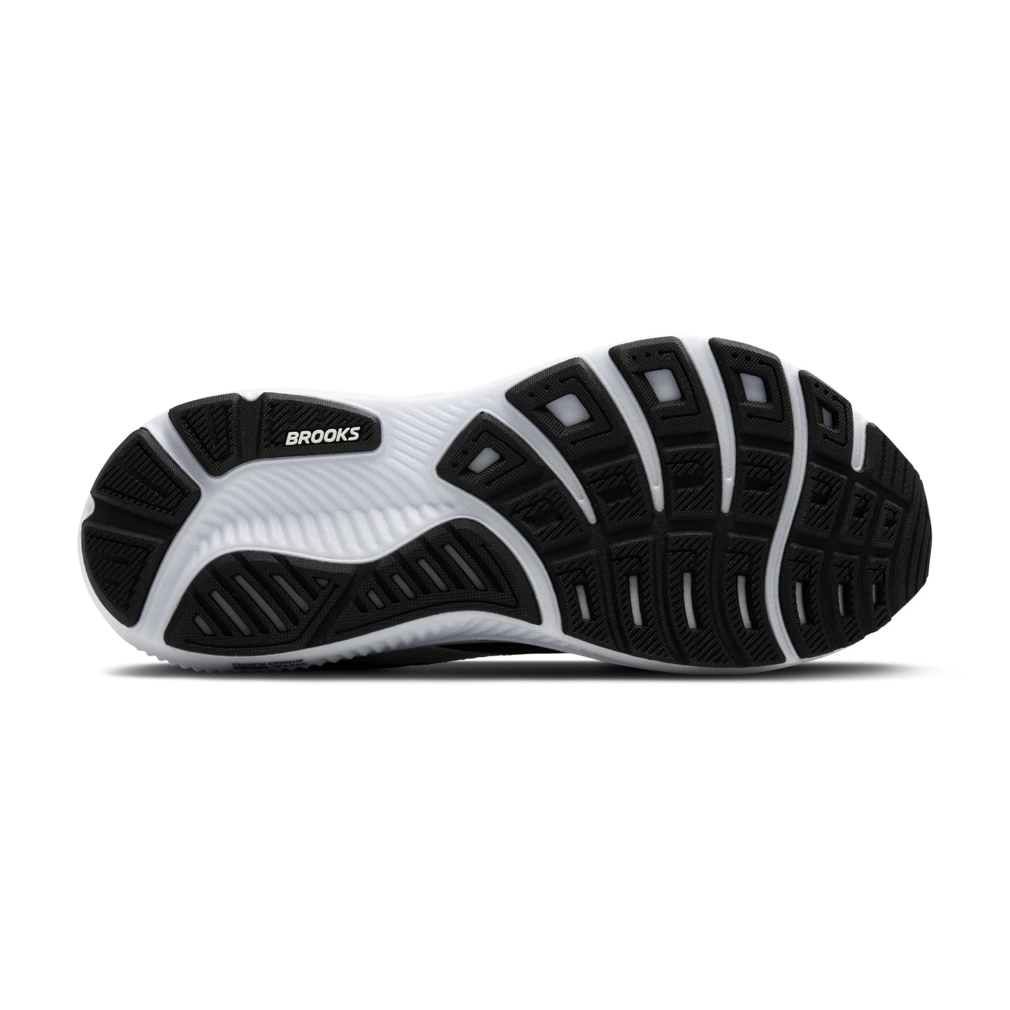 Brooks Women’s Ghost 17 Neutral Running Shoe - Black/Grey/White - 10 Wide