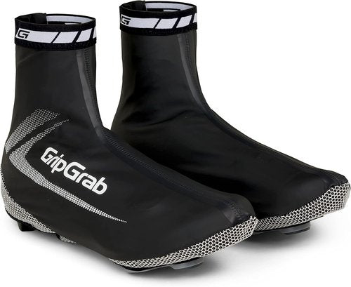GripGrab RaceAqua Road Bike Waterproof Cycling Shoe Covers Rain Aero Overshoes Windproof Sleek Tight Fitting Gaiters