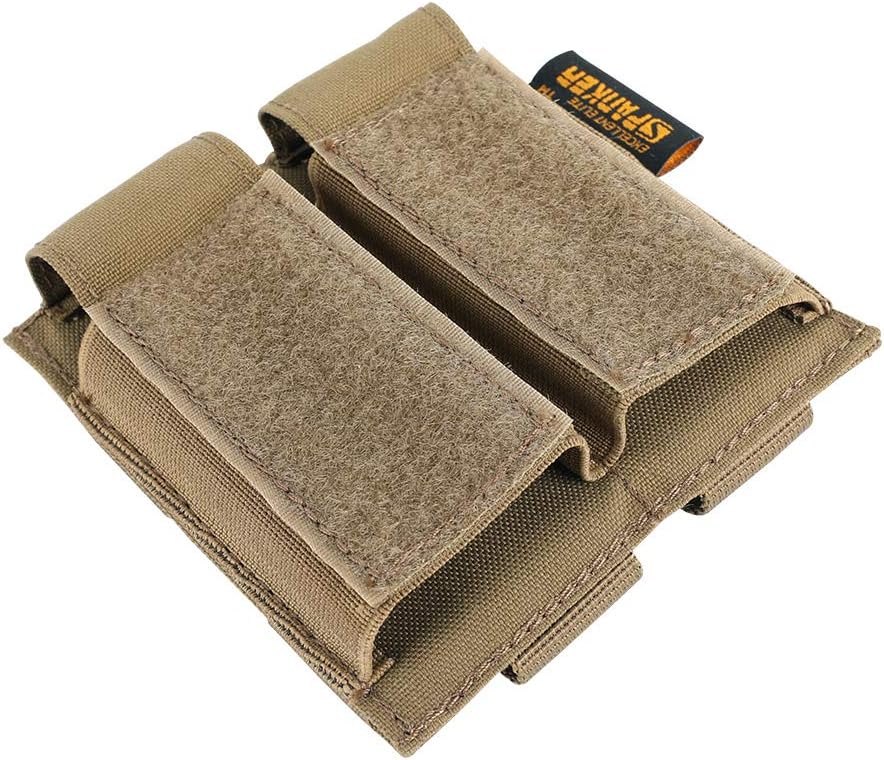 EXCELLENT ELITE SPANKER Tactical Open Top Double/Triple Pistol Mag Pouch for Glock M1911 92F Magazines 40mm Grenade