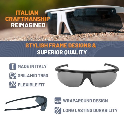 POPTICALS PopStar Polarized, Foldable Sunglasses for Your Outdoor Essentials - Matte Black Frame, Gray Lenses