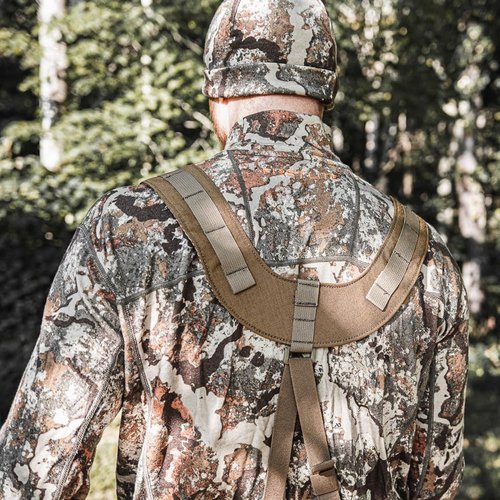 Tethrd Modular Ultralock Yoke, Saddle Shoulder Strap Support System, Coyote Brown