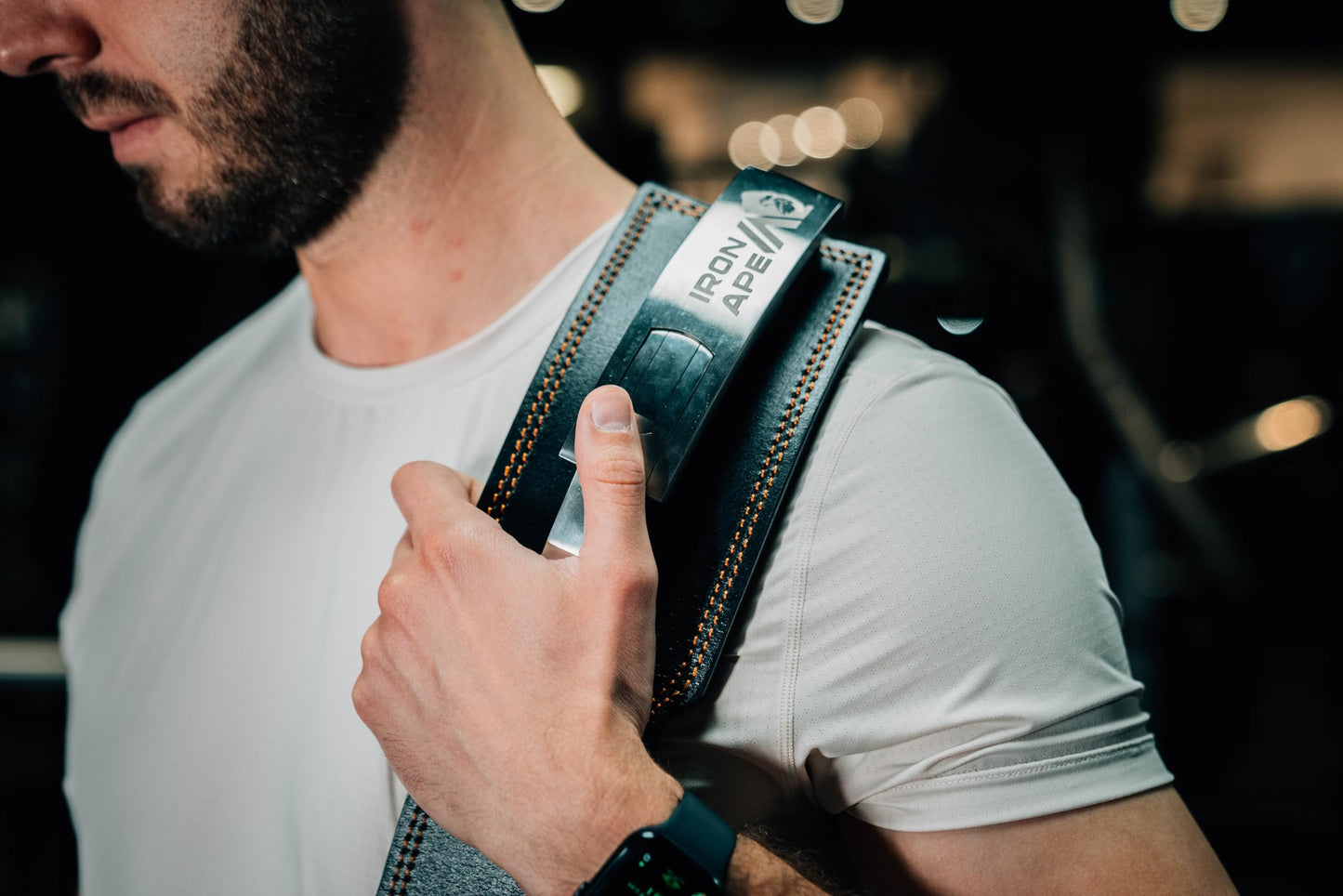 IRON APE Half Taper Lever Weightlifting Belt (M)