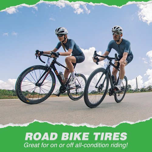MEGHNA 700C Road Bike Tire with Reflective Strip Foldable 700 x 35C Tire for Road Racing Fast Rolling 37-622mm Replacement for Road Bike Fixed Gear Bike Hybrid Bike