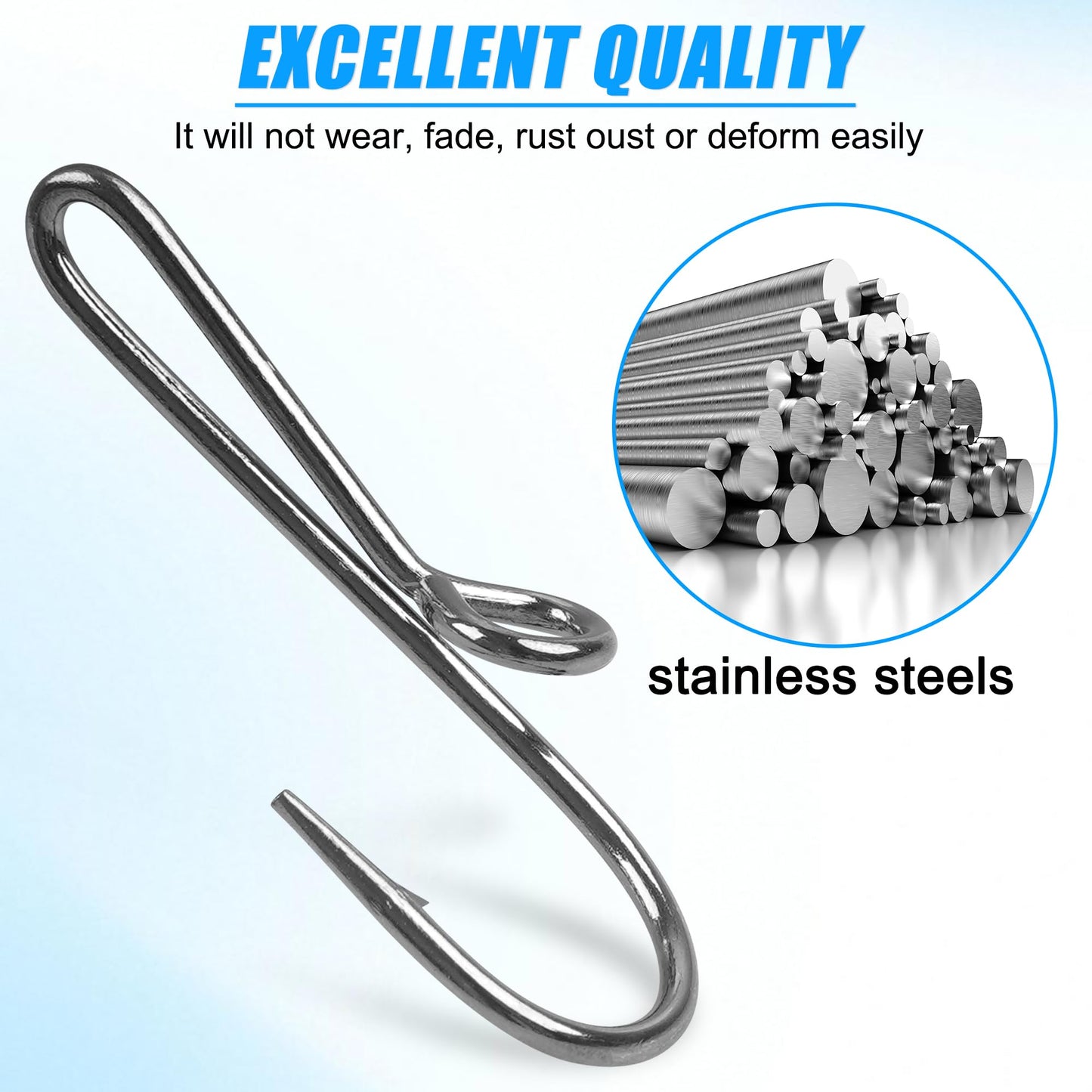 Fishing Hook Hat Pins for Hat,Fish Hook Hat Clip for Hat Tie Clasp Fashion Trend Hat Decoration Gold+Balck 10pcs