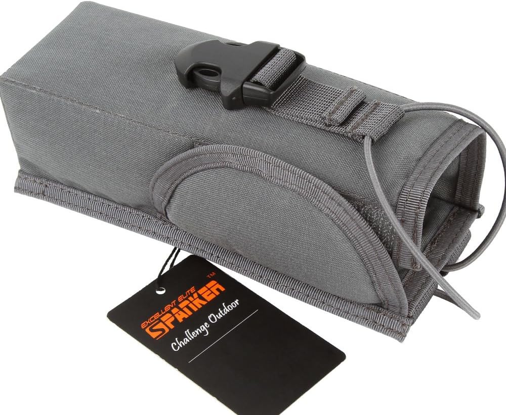 EXCELLENT ELITE SPANKER Tactical Universal Radio Holster Pouch Holder Case Bag Molle Adjustable Military Walkie Talkie Holder