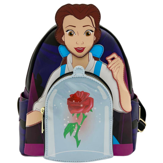 Loungefly Beauty and the Beast Belle Enchanted Rose Mini Backpack Toyz N Fun Exclusive