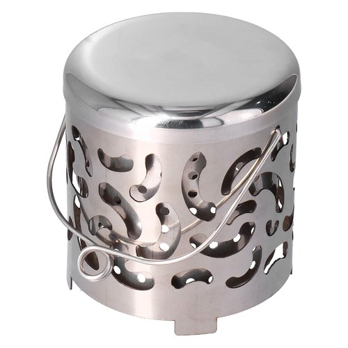 Camping Heater Hood Grilling Stove Heating Cover Lid Outdoor Heating Stove Stainless Steel Set Camping Heating Cover