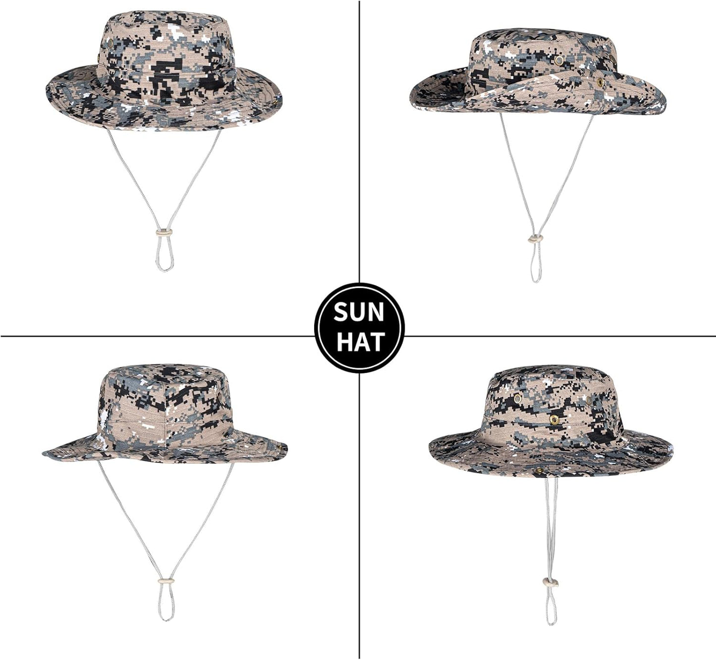 UPF 50+ Sun Hat | Foldable Boonie Hat for Men & Women | Fishing & Hiking