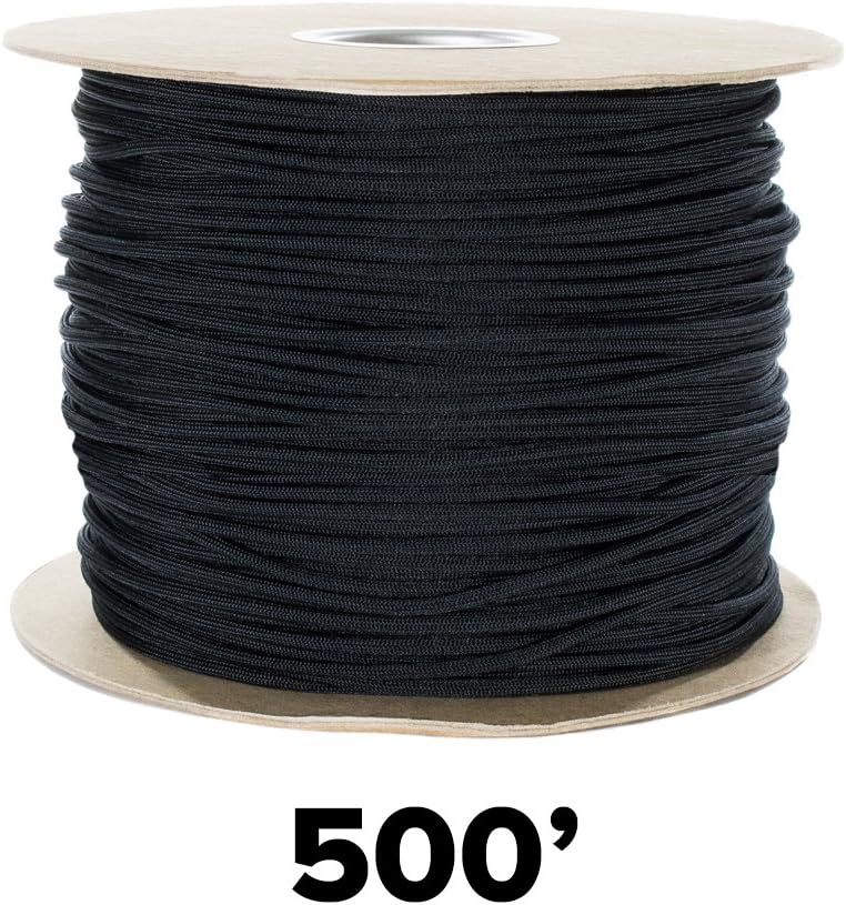 GOLBERG 550lb Parachute Cord Paracord - 100% Nylon Mil-Spec Type III MIL-C-5040-H Paracord
